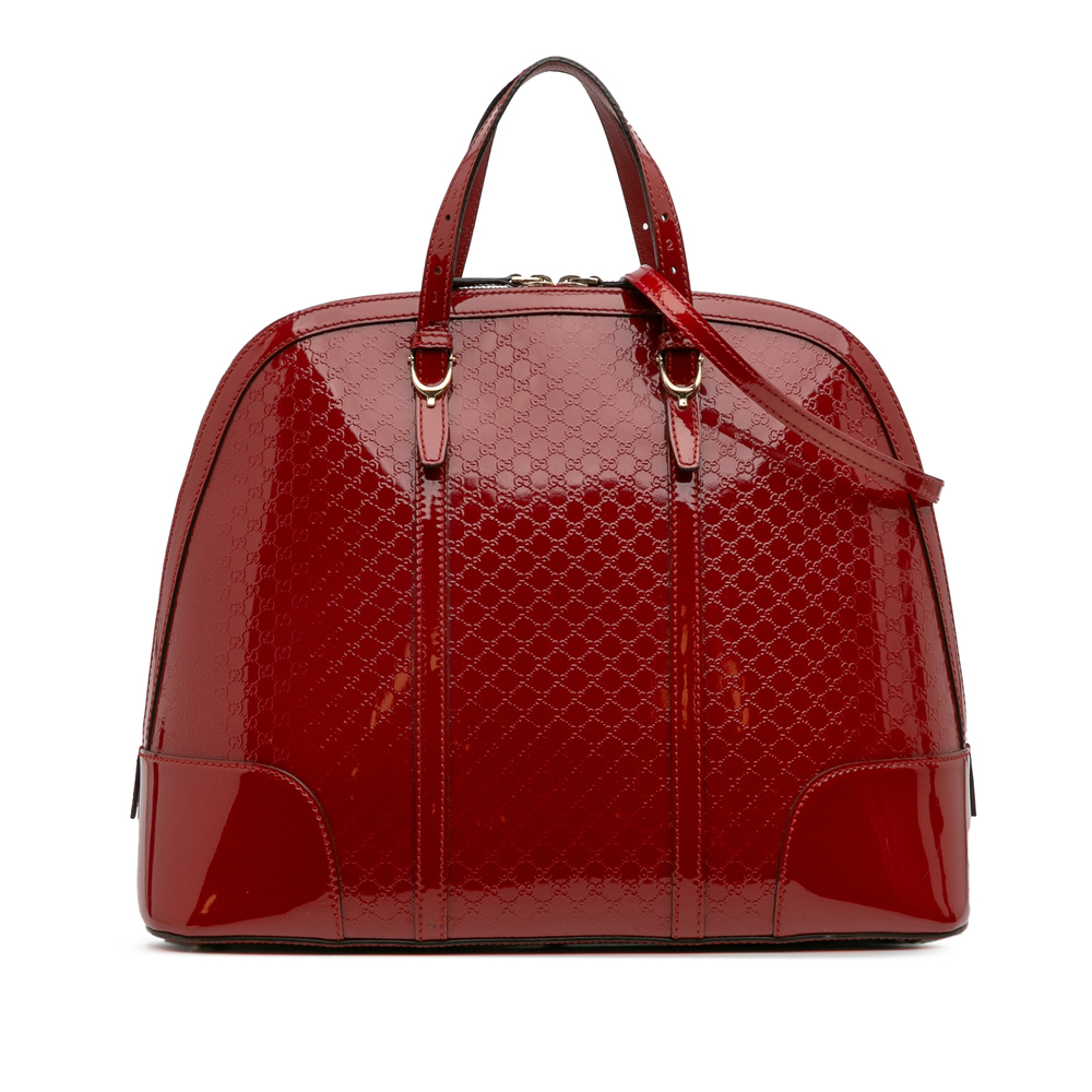 Pre-Loved Gucci Large Microguccissima Patent Nice Dome Top Handle Bag - Picture 1 of 12